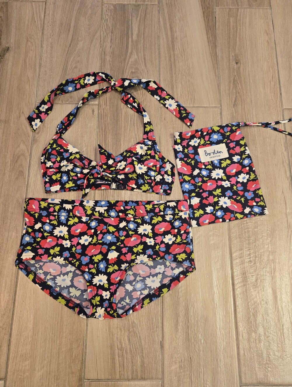 Boden 2-piece Swimsuit & Bag, 4